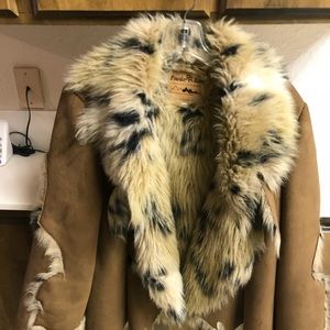 Faux fur coat